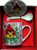 Порцеланова комплект за чай Angry birts 3
